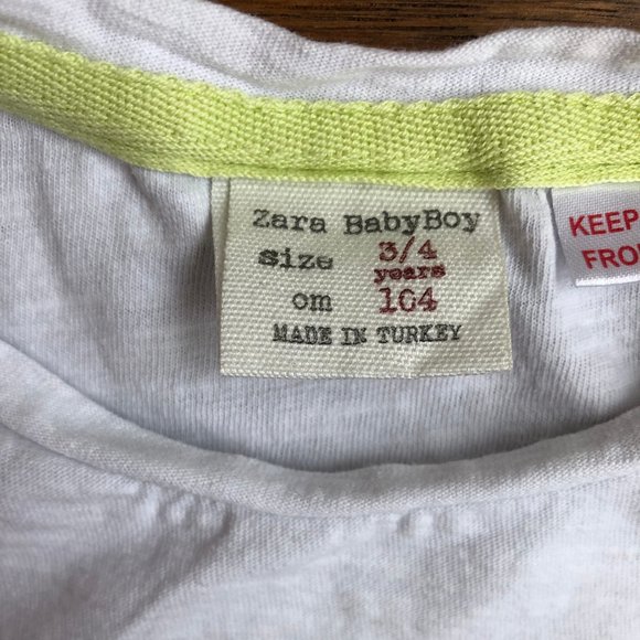 Zara Baby "No Limits No Rules" T-shirt - Picture 4 of 5